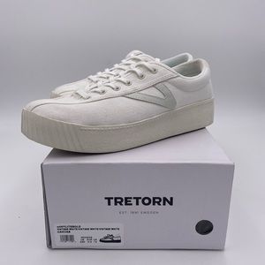 Tretorn Women’s Nylite White Canvas Shoes